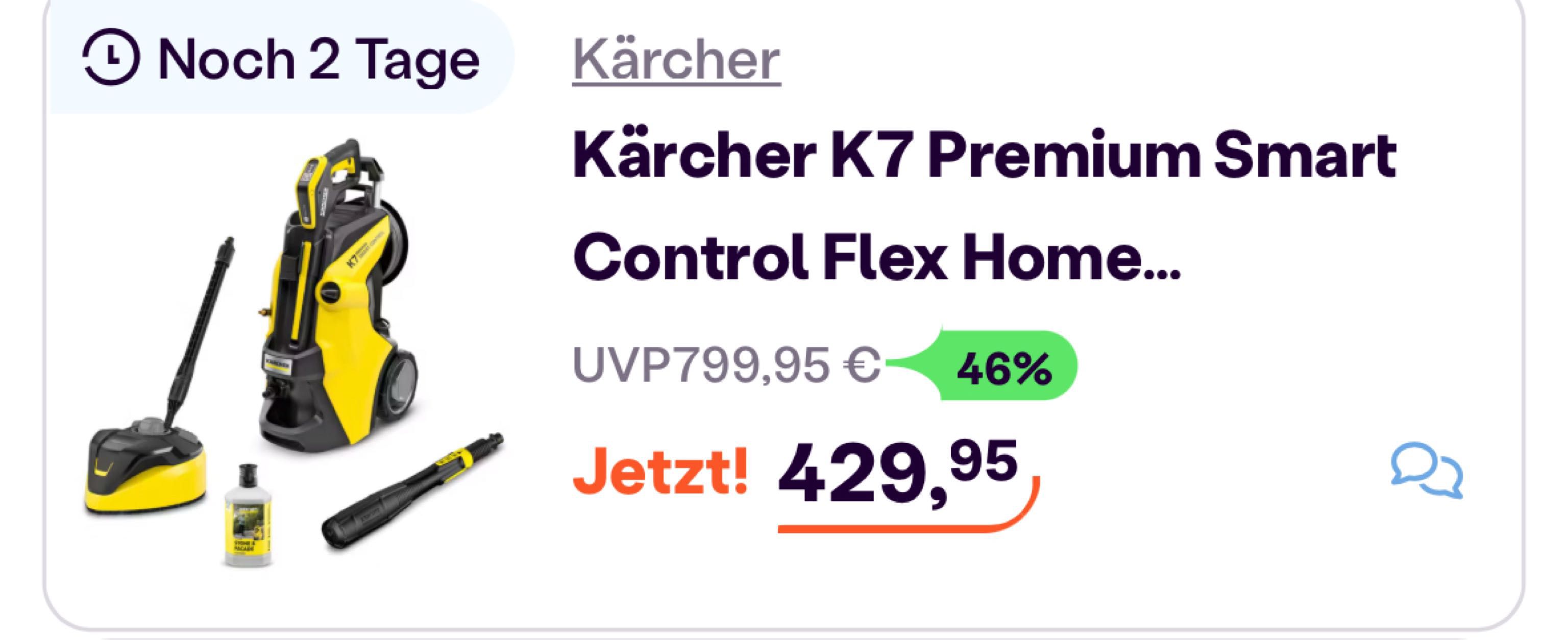 Kärcher K7 smart Home Flex 430€ statt 500€