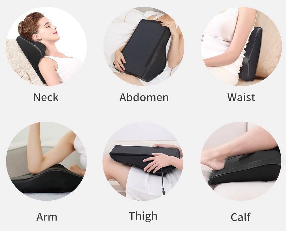 💆 3D Shiatsu Rückenmassagegerät mit 2 Heizstufen für 34,40€ (statt 50€)