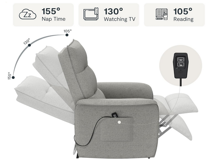 Flexispot Relaxsessel mit Motorsteuerung für 169,99€ (statt 240€)