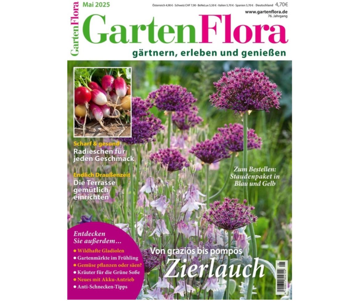 Leseprobe Gartenflora 3 Ausgaben gratis + 6,95 VSK (statt 15€) keine Kündigung nötig