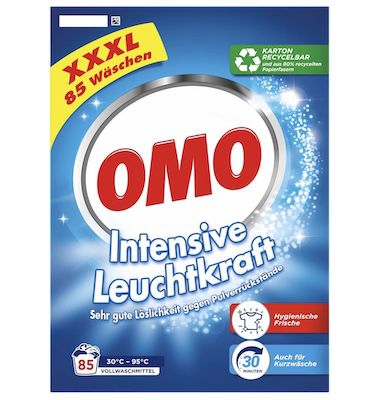 🧺 Omo Waschpulver XXXL (85 WL) für 11€ (statt 15€)
