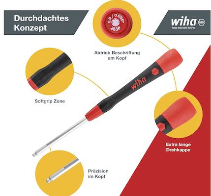 Wiha Feinschraubendreher Set PicoFinish (42993) 7 tlg. für 28,49€ (statt 40€)