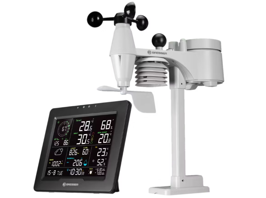 BRESSER 8-in-1-WLAN-Wetterstation mit Hitzeindex Sahara für 104,95€ (statt 205€)