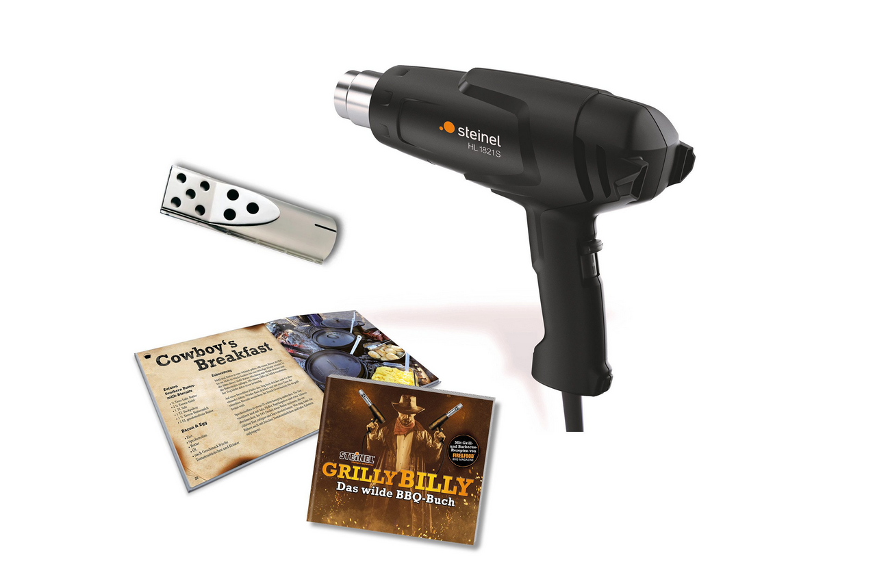Steinel HL 1821 Grill Heißluftgebläse 1.800W & Zubehör für 19,99€ (statt 30€)