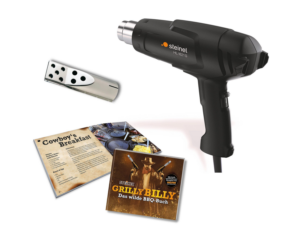 Steinel HL 1821 Grill Heißluftgebläse 1.800W & Zubehör für 19,99€ (statt 30€)