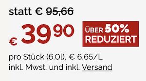 🍷 Weinpaket Rosé Lieblinge aus Deutschland + 2 Gläser für 39,90€ (statt 96€)