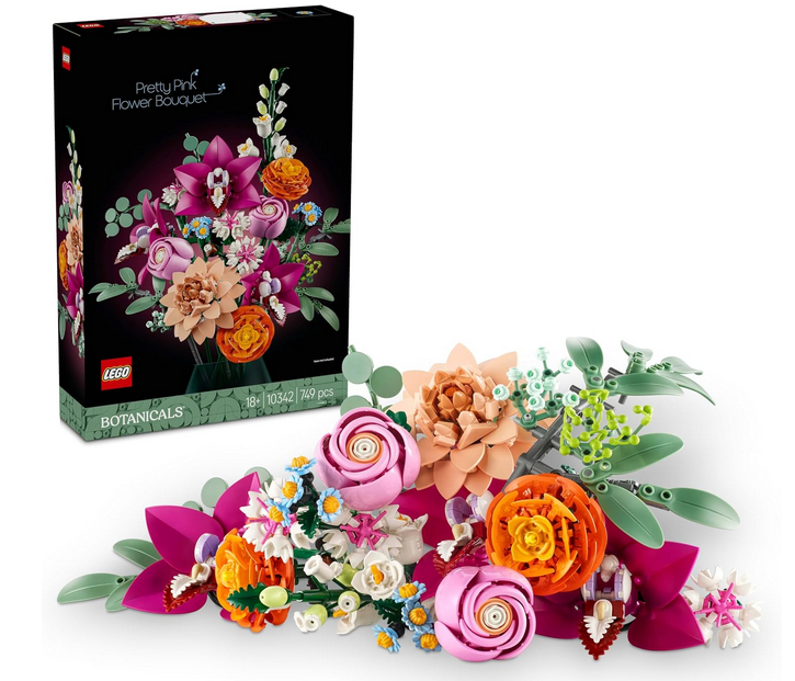 LEGO 10342 Botanicals Rosafarbener Blumenstrauß für 39,99€ (statt 45€)