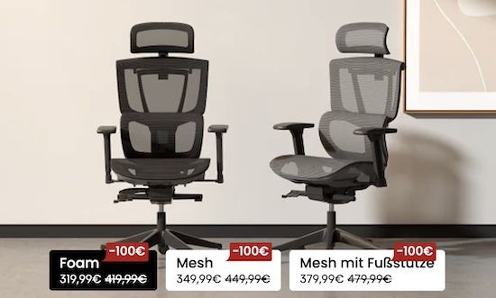 Flexispot Brand Sale   z.B. Schreibtischgestell E5 für 179,99€ (statt 300€)
