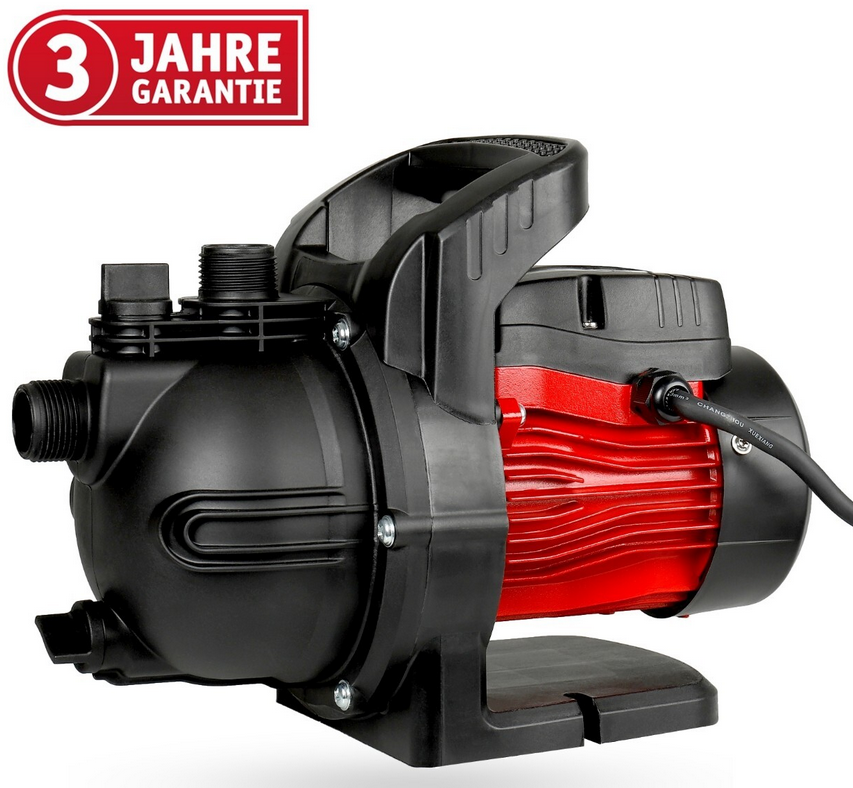 WALTER Gartenpumpe 600W 3,5 bar für 49,90€ (statt 60€)