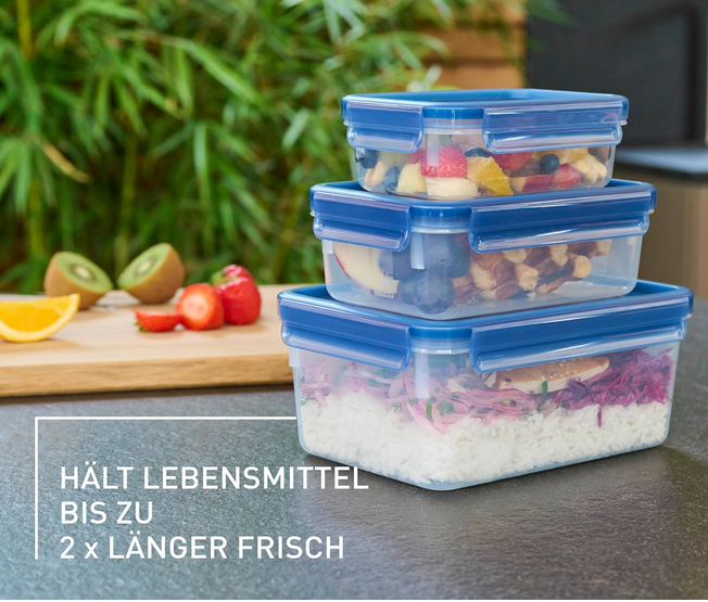Emsa N1171800 Clip & Close Eco Frischhaltedosen Set für 9€ (statt 19€)