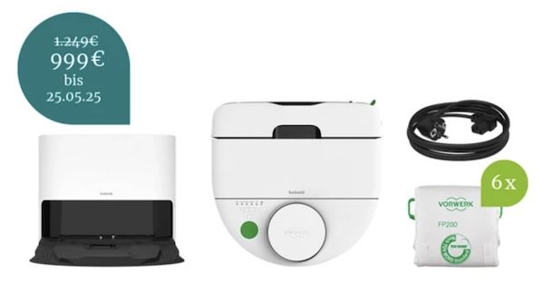 Vorwerk Kobold VR7 Saugroboter mit RB7 Absaugstation für 999€ (statt 1.249€)