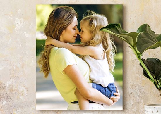 🖼️ 80% Rabatt auf Leinwände mit eigenem Foto   z.B. 90 x 60cm für 15,98€ (statt 49€)