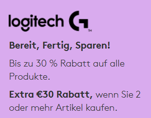 Logitech Gaming Sale mit bis zu 30% Rabatt: z.B. 2x Logitech G502 Gaming Mouse für 63,10€ (statt 83€)