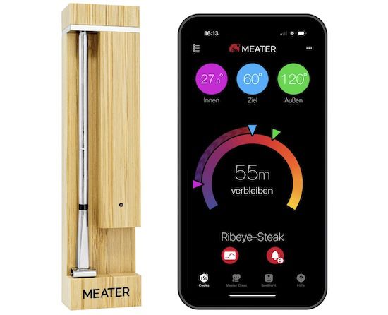 🌡️ Meater Pro / 2 Plus smartes Fleischthermometer für 111€ (statt 134€)