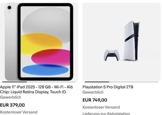 🤩 eBay Days mit bis  20% auf fast alle Kategorien (Apple, Samsung, LEGO, adidas, Nike uvm.)