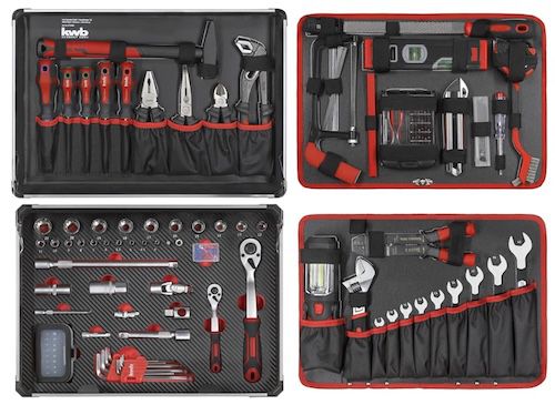 🔧 kwb Werkzeugkoffer mit Trolley Funktion, 175 teilig für 119,99€ (statt 138€)