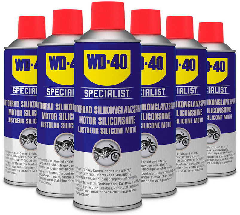 6x WD 40 Silikonglanzspray Special Motorbike je 400ml für 49,90€ (statt 55€)