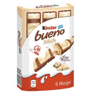 😮 30x 2er Pack kinder bueno White für 19,99€ (statt 30€)