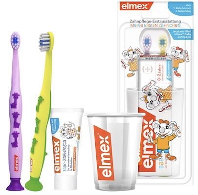 🪥 elmex Zahnpflege Erstausstattung Baby 0-2 Jahren ab 6,64€ (statt 11€)