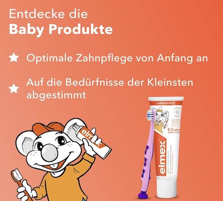 🪥 elmex Zahnpflege Erstausstattung Baby 0 2 Jahren ab 6,64€ (statt 11€)