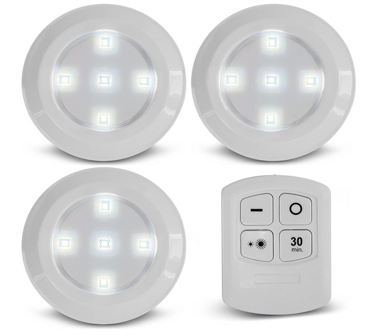 💡Eaxus HG-T030 – 3er Set LED Touch-Unterbauleuchten + Fernbedienung für 11,99€ (statt 15€)