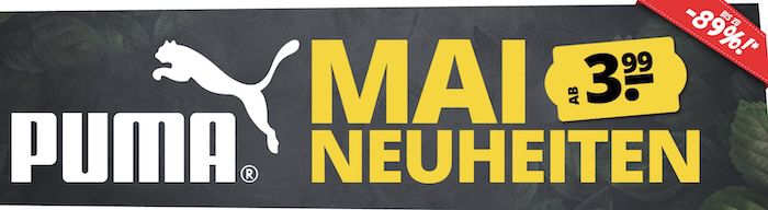 🔥 SportSpar Puma Sale mit 200 Neuheiten ab 2,23€ + 5€ Gutschein ab 60€