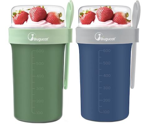🥣 2er Set Bugucat Müslibecher to Go ab 16,99€ (statt 24€)