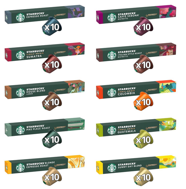 Starbucks Discovery Nespresso Probierpaket 100 Kapseln für 33,92€ (statt 44€)