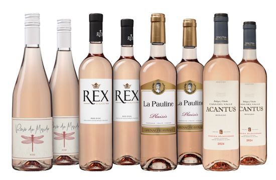 🍇 8er Roséweinpaket Neue Ernte für 46,87€ (statt 77€)