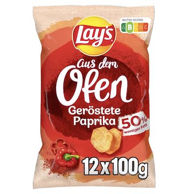 🌶️ 12x Lay’s aus dem Ofen geröstete Paprika ab 14,28€ (statt 21€)