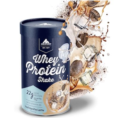 💪 420g Multipower Whey Protein Shake Pulver Iced Vanilla Latte ab 8€ (statt 20€)
