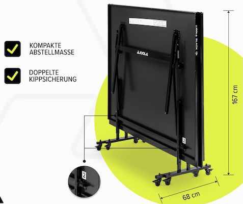 🏓 JOOLA Inside 13 Indoor Tischtennisplatte inkl. Netz für 260,99€ (statt 300€)