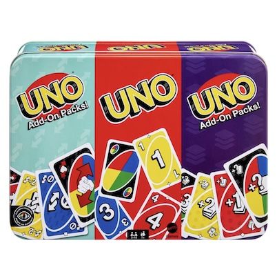 🃏 UNO Kartenspiel + 2 Erweiterungssets + Metalldose für 9,99€ (statt 15€)