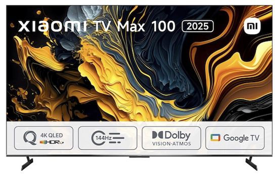 😱 Xiaomi TV Max 100 Zoll (2025) UHD Fernseher mit 144 Hz für 1.799€ (statt 1.999€)