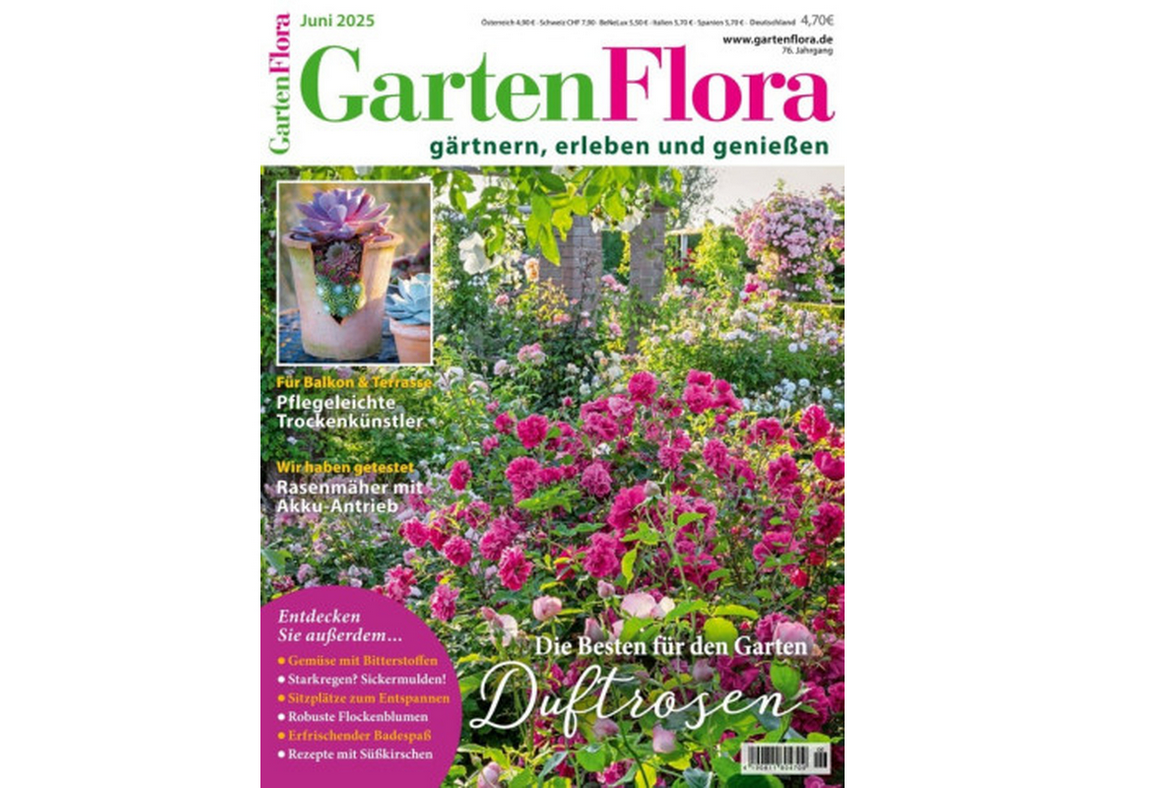 Gartenflora 3 Ausgaben gratis + VSK (statt 15€) keine Kündigung nötig