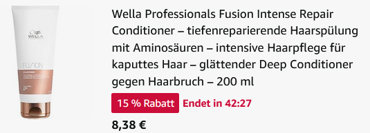 Wella Professionals Fusion Intense Repair Conditioner 200ml ab 8,38€ (statt 16€)