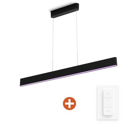💡 Philips Hue Ensis Pendelleuchte mit Bluetooth + Dimmschalter für 269€ (statt 362€)