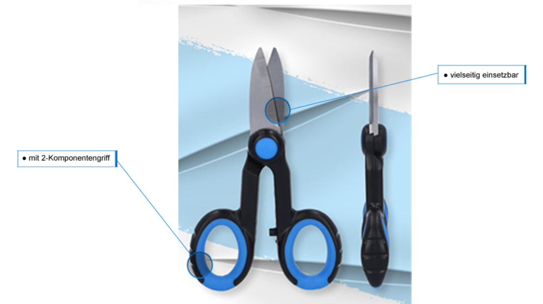 Brilliant Tools BT 100901 Universial Schere 50mm für 2,49€ (statt 7€)