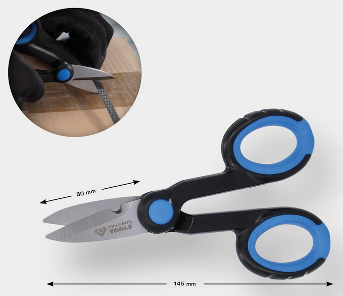 Brilliant Tools BT 100901 Universial Schere 50mm für 2,49€ (statt 7€)