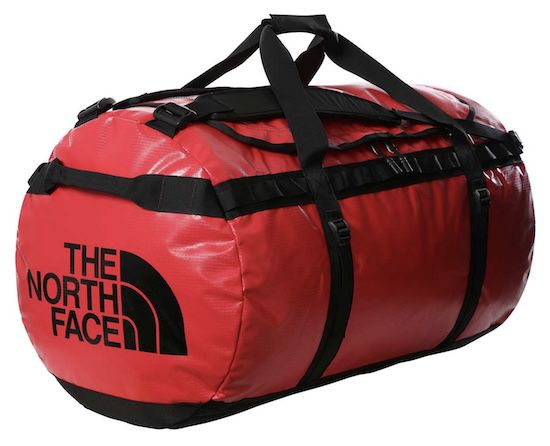 The North Face Reisetasche Base Camp Duffel (95 L) in Rot für 85€ (statt 113€)