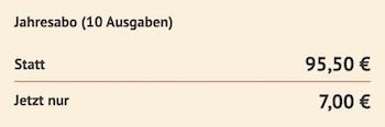 10 Ausgaben Vogue für 7€ (statt 96€)
