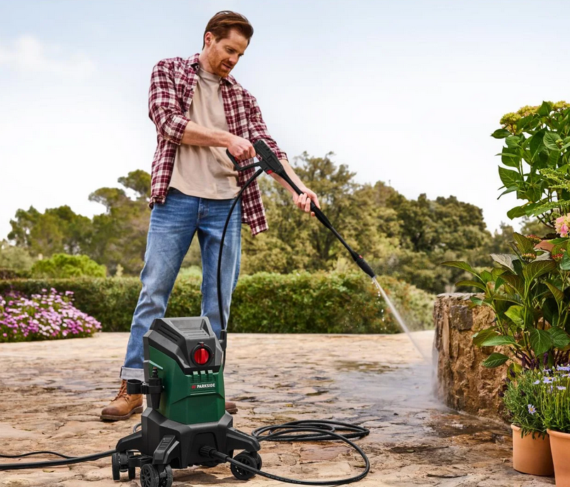 💥🙀 Parkside PHDF 160 A1 Hochdruckreiniger max. 150 Bar für 74,94€ (statt 105€)