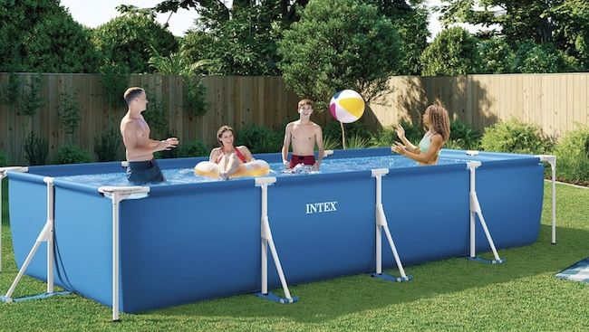💦 Intex Rectangular Frame Pool, 450 x 220 x 84 cm für 122,99€ (statt 145€) 💦 Intex Rectangular Frame Pool, 450 x 220 x 84 cm für 122,99€ (statt 145€)
