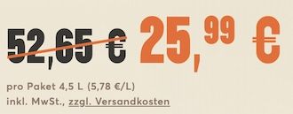 🍷 Vinos Tinto Paket: 6 Flaschen Rotwein + 2 Gläser für nur 25,99€ (statt 53€)