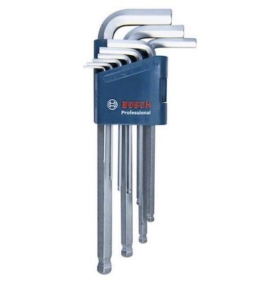 👷‍♂️ Bosch Professional Hex Winkelschlüssel Set, 9tlg. ab 11,98€ (statt 22€)
