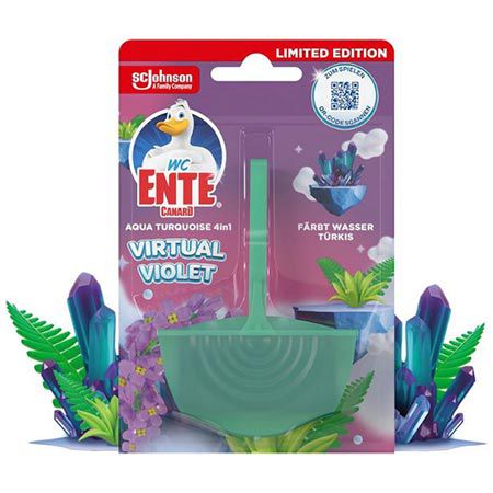 🚽 WC-Ente Aqua Turquoise Virtual Violet WC-Spüler ab 0,93€ (statt 2€)