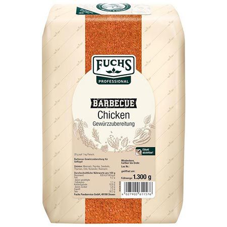 🍗 1,3Kg Fuchs Professional BBQ Chicken Gewürzzubereitung ab 11,69€ (statt 18€)