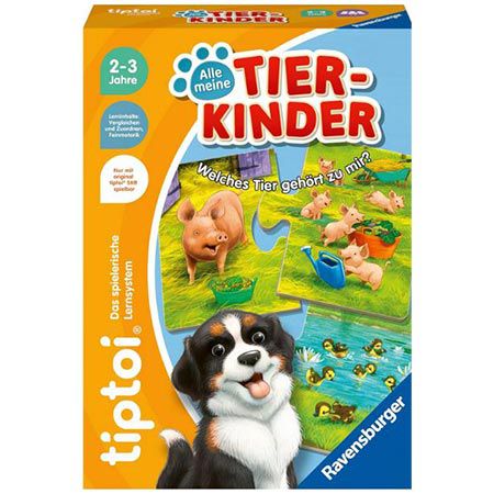 Ravensburger tiptoi   Alle Meine Tierkinder Lernspiel für 8€ (statt 11€)