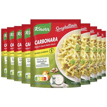 🍝 9er Pack Knorr Spaghetteria Carbonara ab 13,39€ (statt 18€)