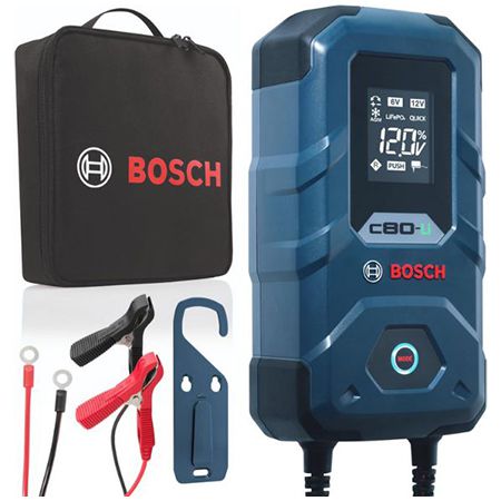 🚗 Bosch C80 Li Batterieladegerät mit 15 Ampere für 105,21€ (statt 124€)